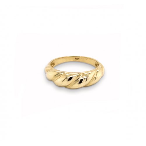 10K Croissant Ring