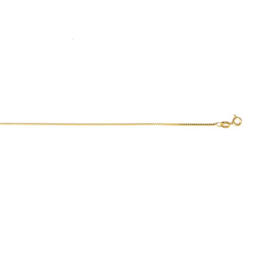 14K Box Chain 0.8MM