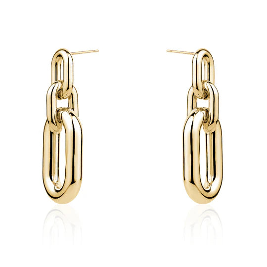 Gold Bold Chain Earrings