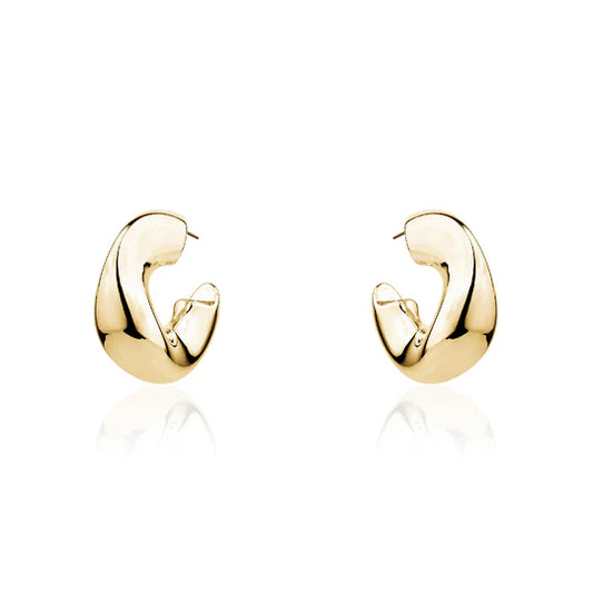 Gold Large Orla Hoops