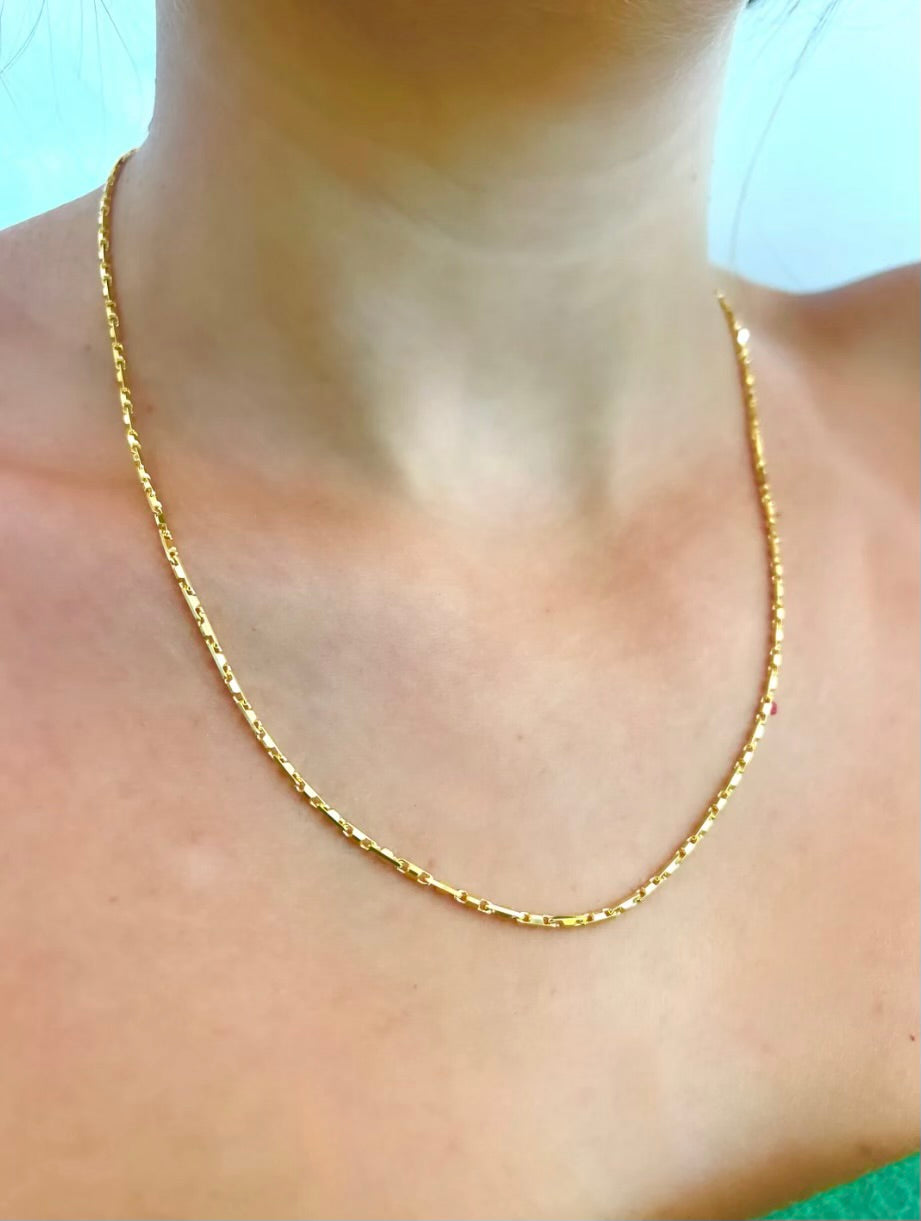 Gold Vermeil Capri Link Chain