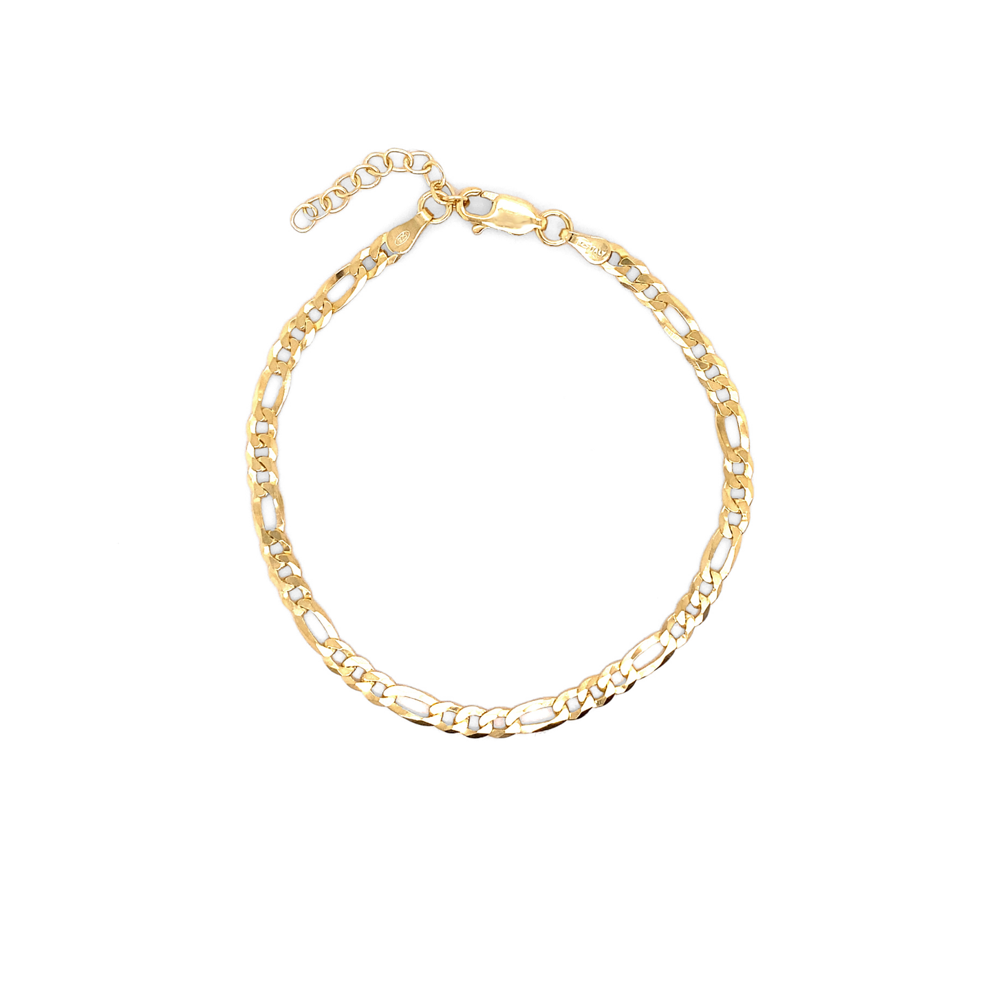 Gold Vermeil Figaro Chain Bracelet