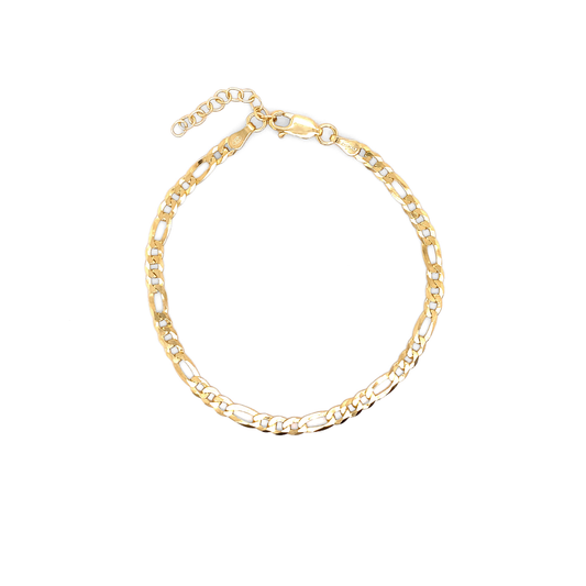 Gold Vermeil Figaro Chain Bracelet