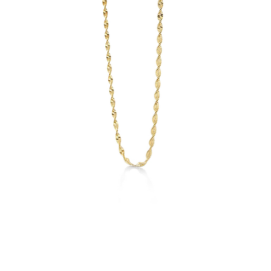 Gold Vermeil Twisted Chain Choker