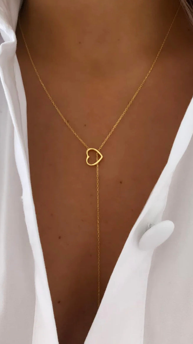 Gold Vermeil Forever Heart Necklace