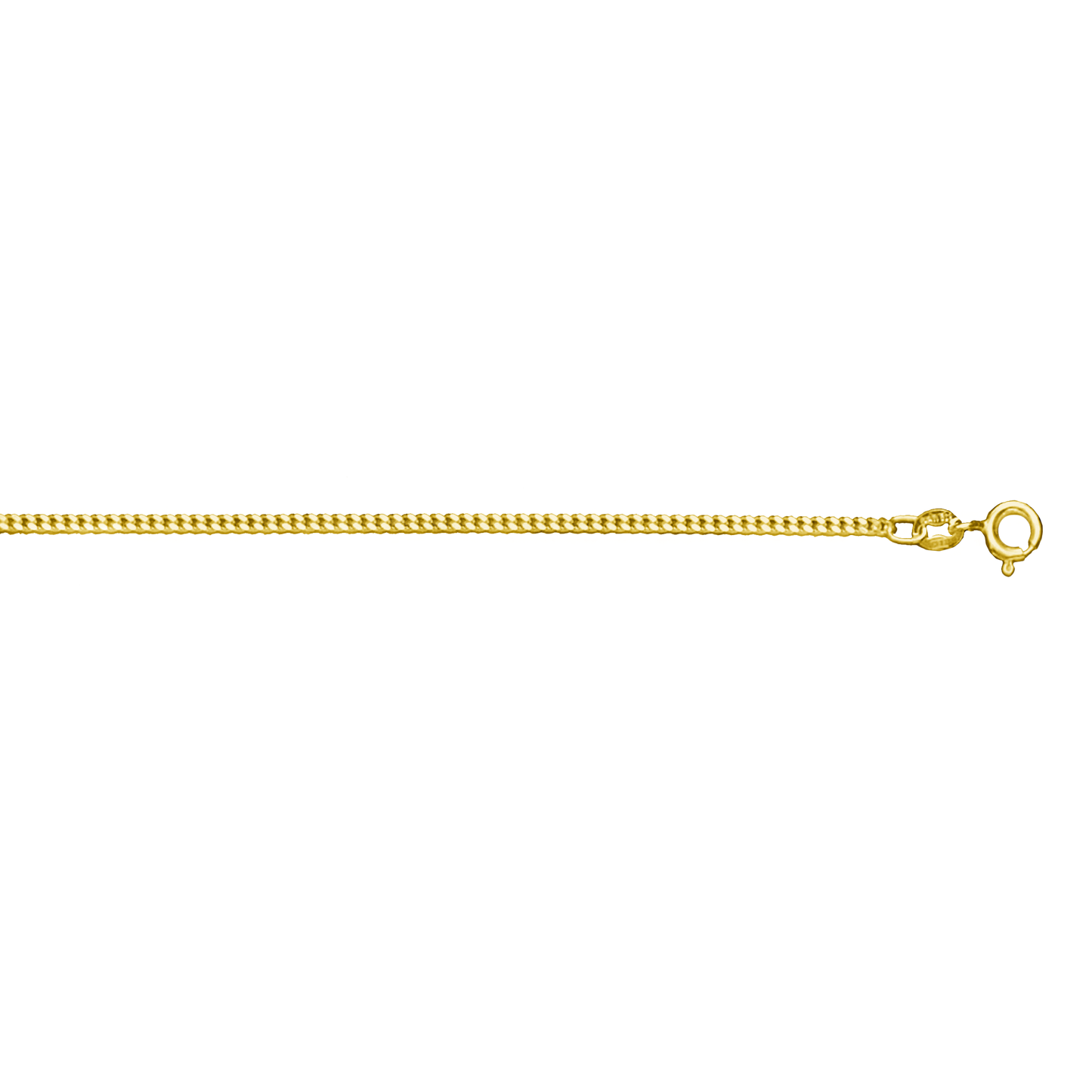 Gold Vermeil Curb Chain 1.2MM