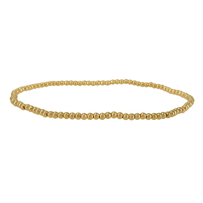 Gold Filled Ball Bead Bracelet 2MM