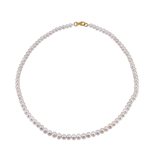 Gold Filled Clasp Freshwater Pearl Chain