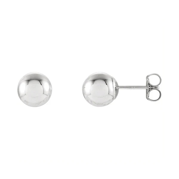 Sterling Silver 5mm Ball Stud Earrings