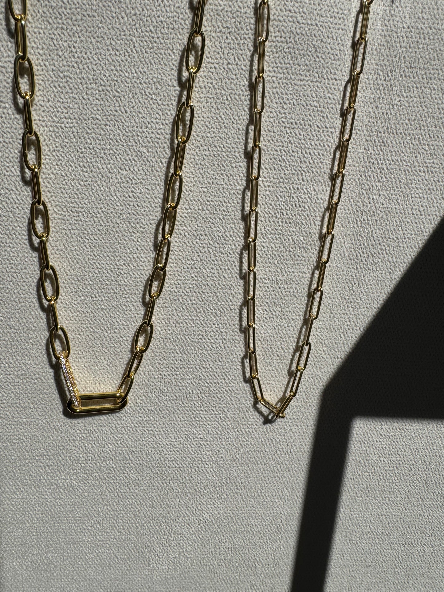 Gold Vermeil Paperclip Chain 4.7MM