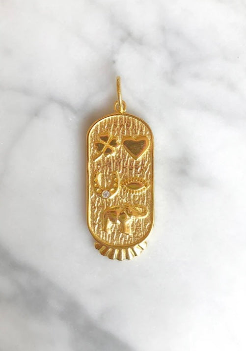 Gold Vermeil Lucky Charm