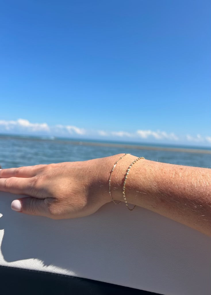 Gold Vermeil Twisted Chain Bracelet