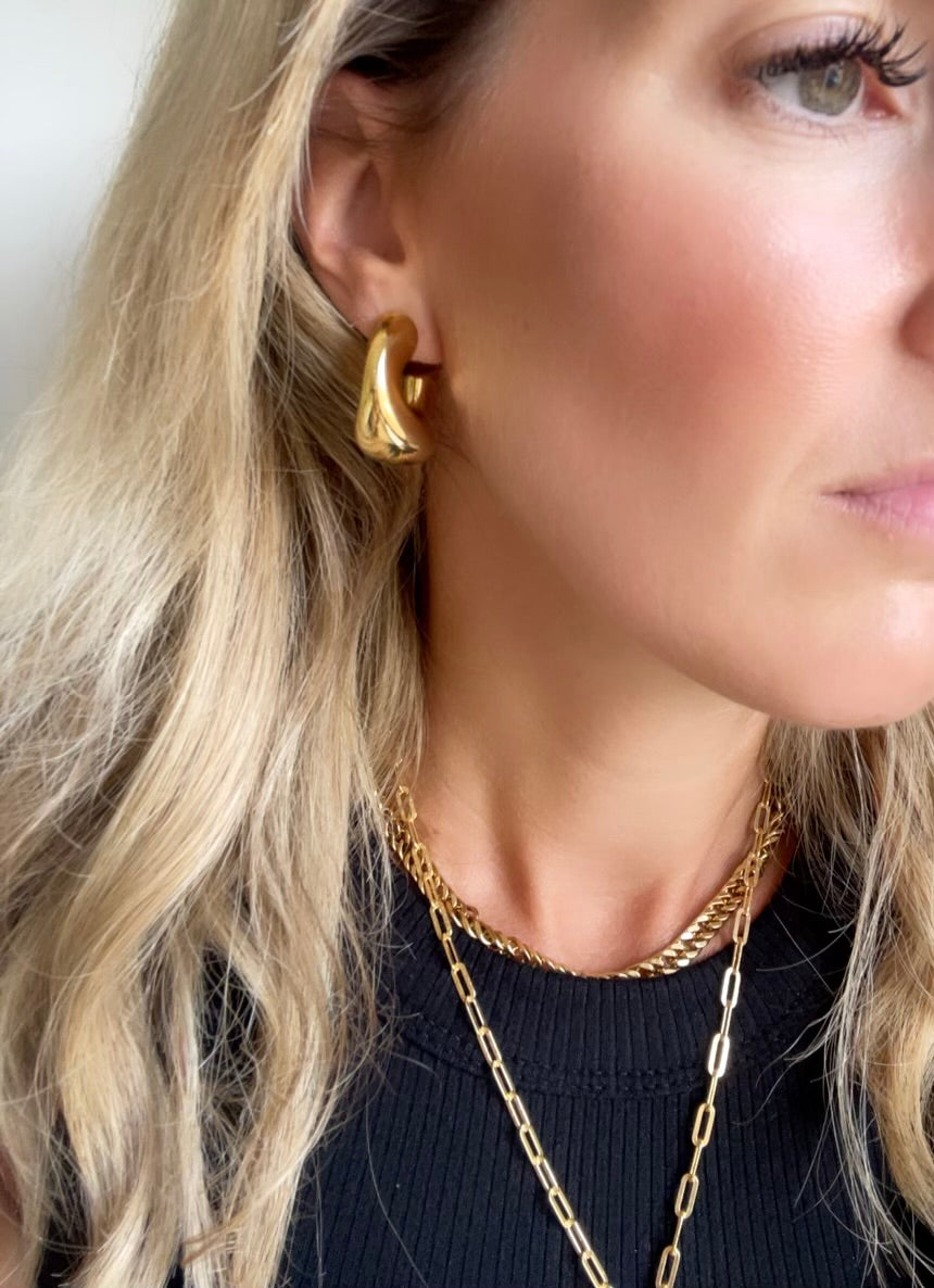 Gold Orla Hoops