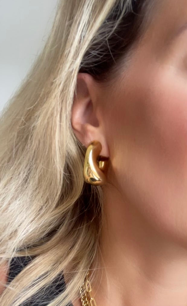 Gold Orla Hoops