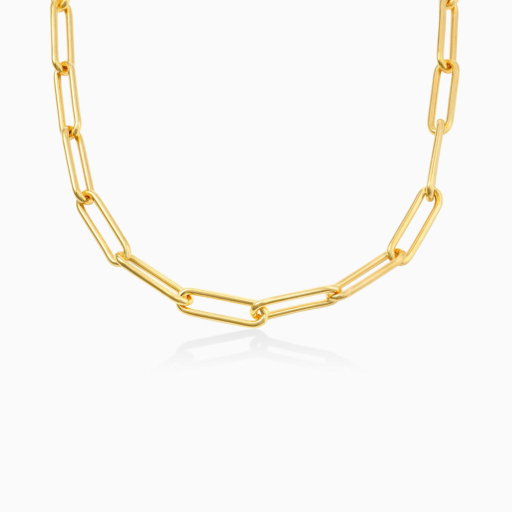 Gold Vermeil Paperclip Chain 4.7MM