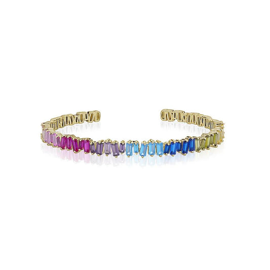 Gold Rainbow Love Cuff