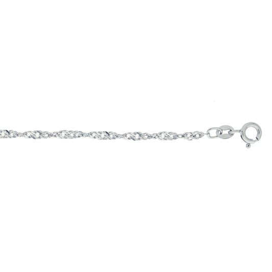 Sterling Silver Singapore Bracelet