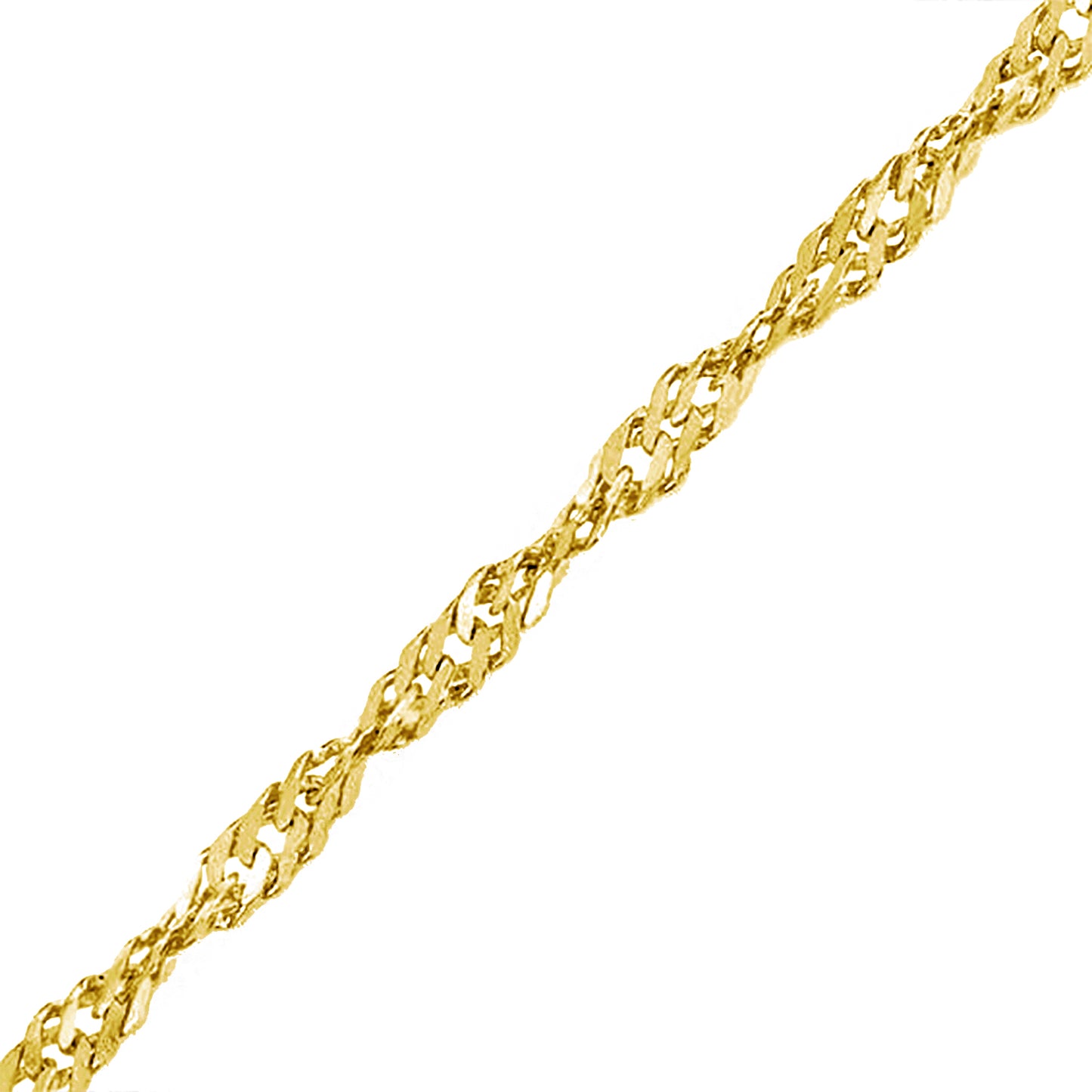 Gold Vermeil Singapore Chain Bracelet