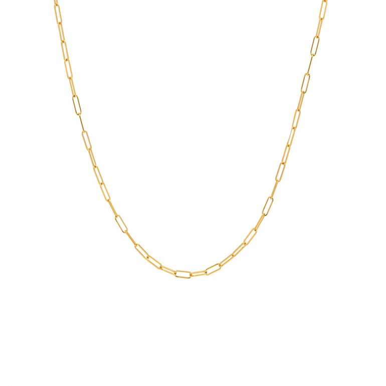 Gold Vermeil 3MM Paperclip Chain