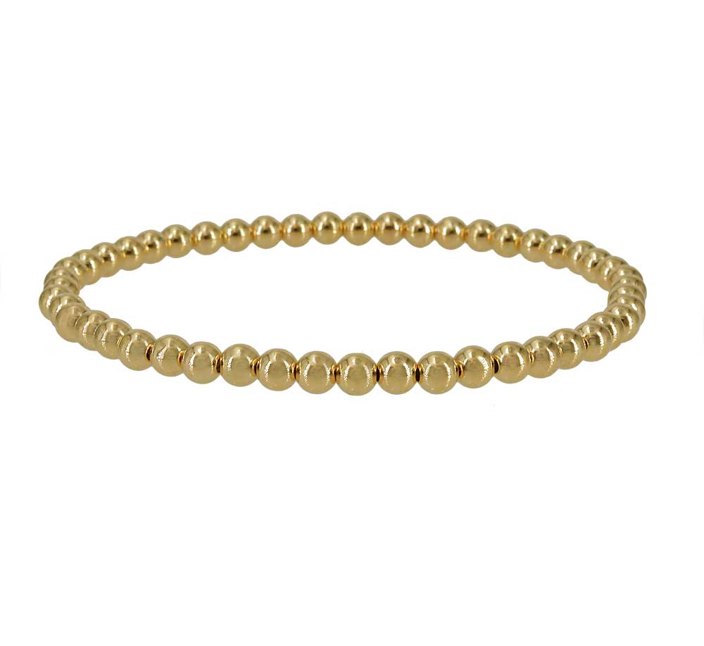 Gold Filled Ball Bead Bracelet 3MM