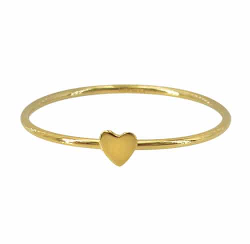 Gold Filled Stackable Heart Ring