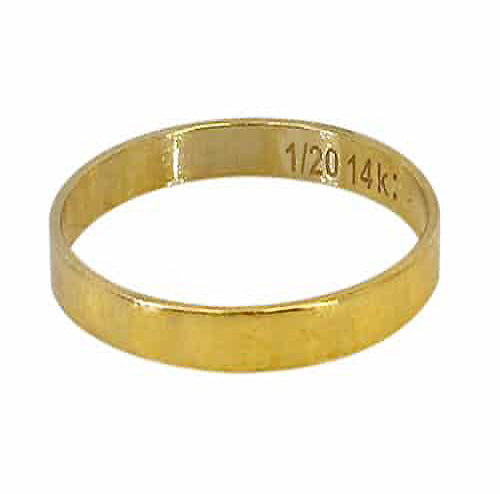 Gold Filled Flat Stacking Ring