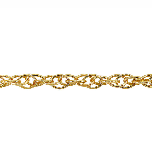 Gold Filled French Rope Link Chain Anklet