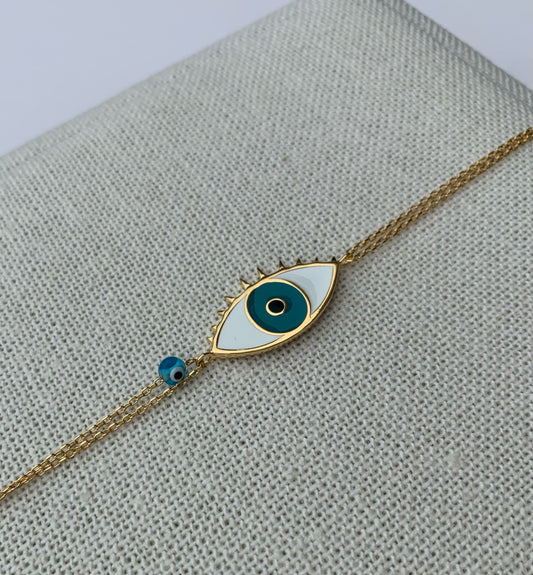 Gold Vermeil Darling Eye Bracelet