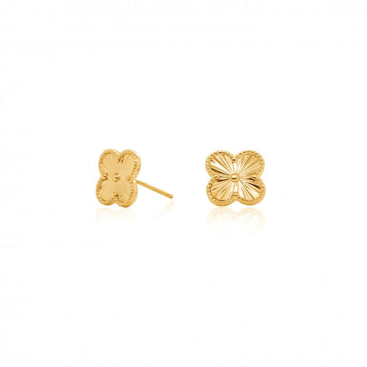 Gold Vermeil Fortuna Stud Earrings