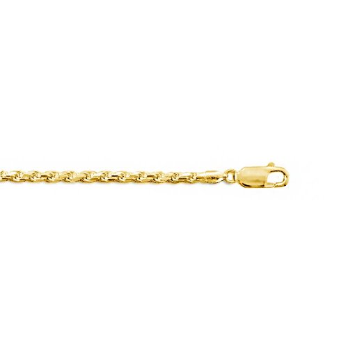 Gold Vermeil Rope Chain Bracelet