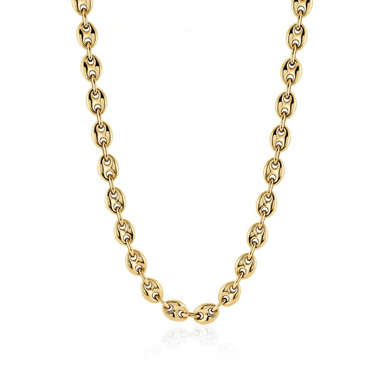 Gold Vermeil Puffed 'Milano' Chain