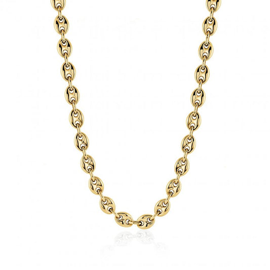 Gold Vermeil Puffed 'Milano' Chain